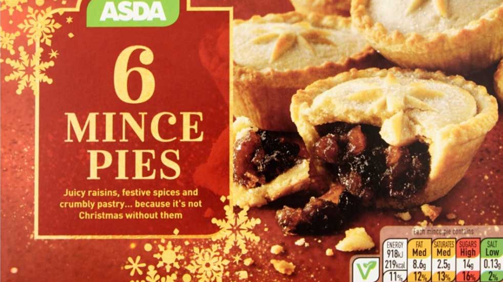 Mince pie taste test Asda mince pies